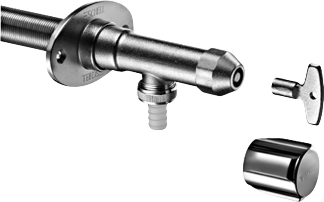 Schell frostizturīgs ārsienas jaucējkrāns POLAR II (039970399) Schell frostizturīgs ārsienas jaucējkrāns POLAR II (039970399)