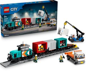 LEGO City Ostas kravas vilciens ar celtni un kravas automašīnu (60509) LEGO City Ostas kravas vilciens ar celtni un kravas automašīnu (60509)
