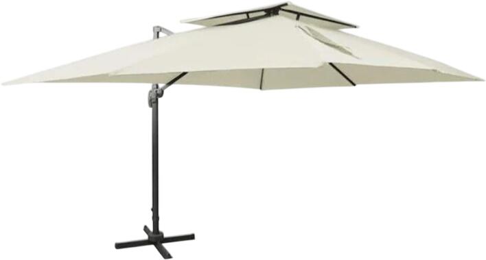 vidaXL Ampeljumta ar dubultu jumtu 400 x 300 cm (312369) vidaXL Ampeljumta ar dubultu jumtu 400 x 300 cm (312369)