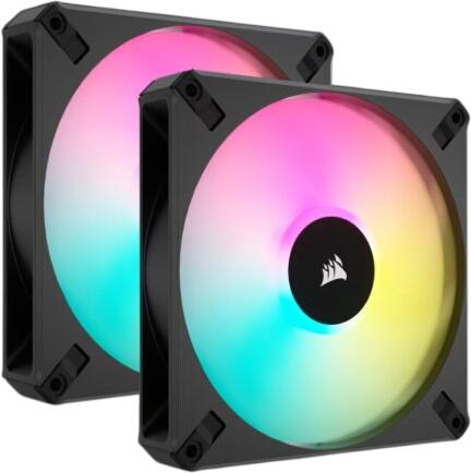 Corsair iCUE AF140 RGB Elite 2 gabals iepakojumā Corsair iCUE AF140 RGB Elite 2 gabals iepakojumā