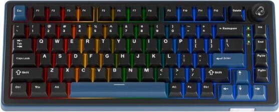 Ducky OK-M Black and Blue 75% US (DKOKM2583-KWUSPDCOCH1) Ducky OK-M Black and Blue 75% US (DKOKM2583-KWUSPDCOCH1)