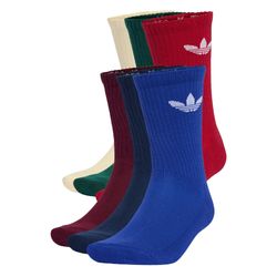 Adidas Trefoil Cushion Crew zeķes 6 pāri Adidas Trefoil Cushion Crew zeķes 6 pāri