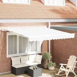 vidaXL Izvelkamā markīze 350 x 250 cm vidaXL Izvelkamā markīze 350 x 250 cm