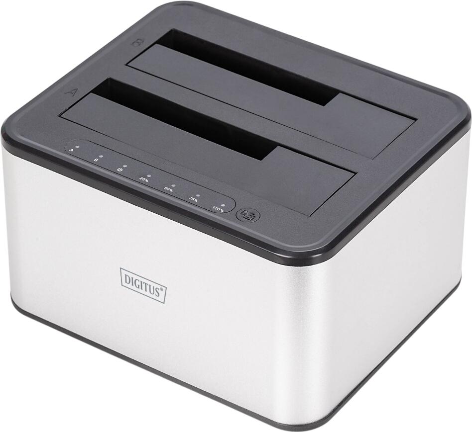 Digitus USB 3.0 Dualā SATA HDD dokstacija 2.5\"/3.5\" (DA-71540-2) Digitus USB 3.0 Dualā SATA HDD dokstacija 2.5\"/3.5\" (DA-71540-2)