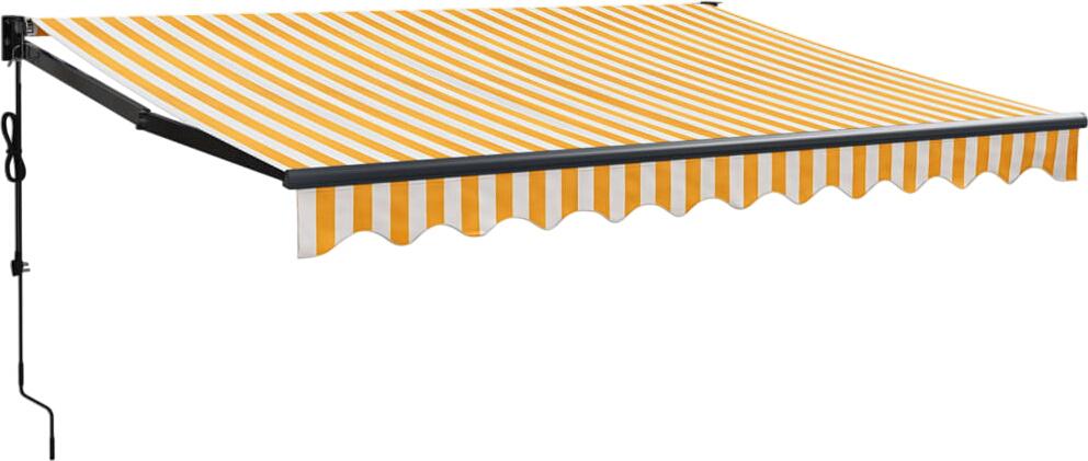 vidaXL Elektriskā markīze ar kloķi 3x2,5 m (3154506) vidaXL Elektriskā markīze ar kloķi 3x2,5 m (3154506)