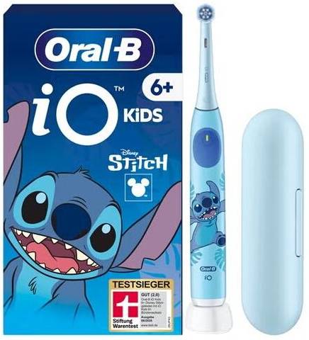 Oral-B iO Kids 6+ Disney Stitch + ceļojumu futrālis Oral-B iO Kids 6+ Disney Stitch + ceļojumu futrālis