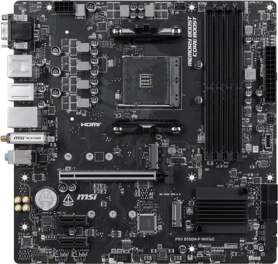 MSI PRO B550M-P WIFI6E MSI PRO B550M-P WIFI6E