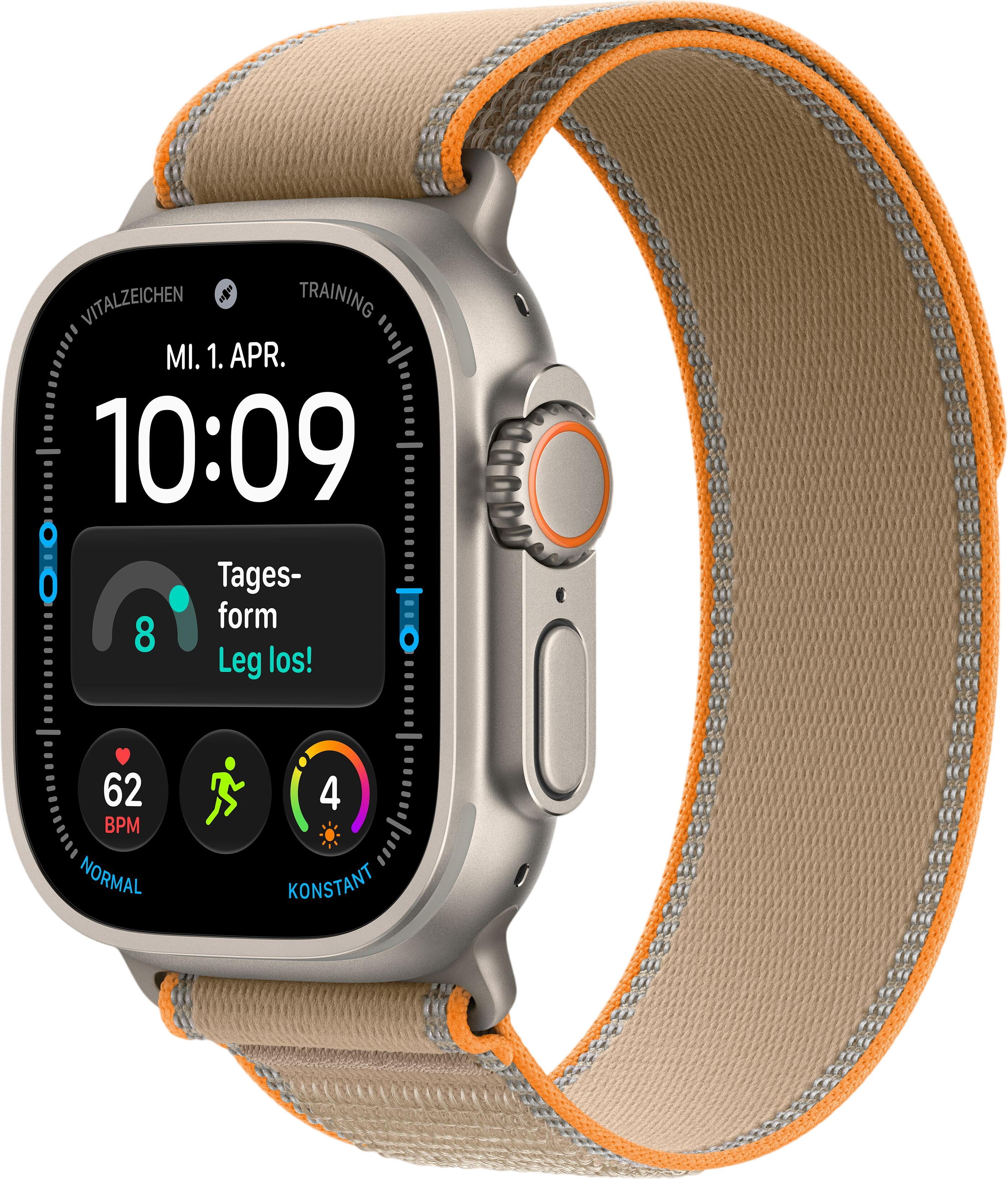 Apple Watch Ultra 4 GPS + Cellular 49 mm titāns ar Trail Loop S/M (MJAJ4QF/A) Apple Watch Ultra 4 GPS + Cellular 49 mm titāns ar Trail Loop S/M (MJAJ4QF/A)