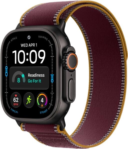 Apple Watch Ultra 4 GPS + Cellular 49 mm titāns ar Trail Loop S/M (MJC34QF/A) Apple Watch Ultra 4 GPS + Cellular 49 mm titāns ar Trail Loop S/M (MJC34QF/A)