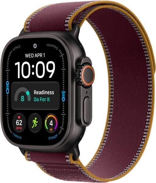 Apple Watch Ultra 4 GPS + Cellular 49 mm titāns ar Trail Loop M/L (MJC44QF/A) Apple Watch Ultra 4 GPS + Cellular 49 mm titāns ar Trail Loop M/L (MJC44QF/A)