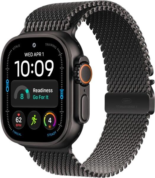 Apple Watch Ultra 4 GPS + Cellular 49 mm Titan mit Titanium Milanaise Loop Medium (MJAV4QF/A) Apple Watch Ultra 4 GPS + Cellular 49 mm Titan mit Titanium Milanaise Loop Medium (MJAV4QF/A)