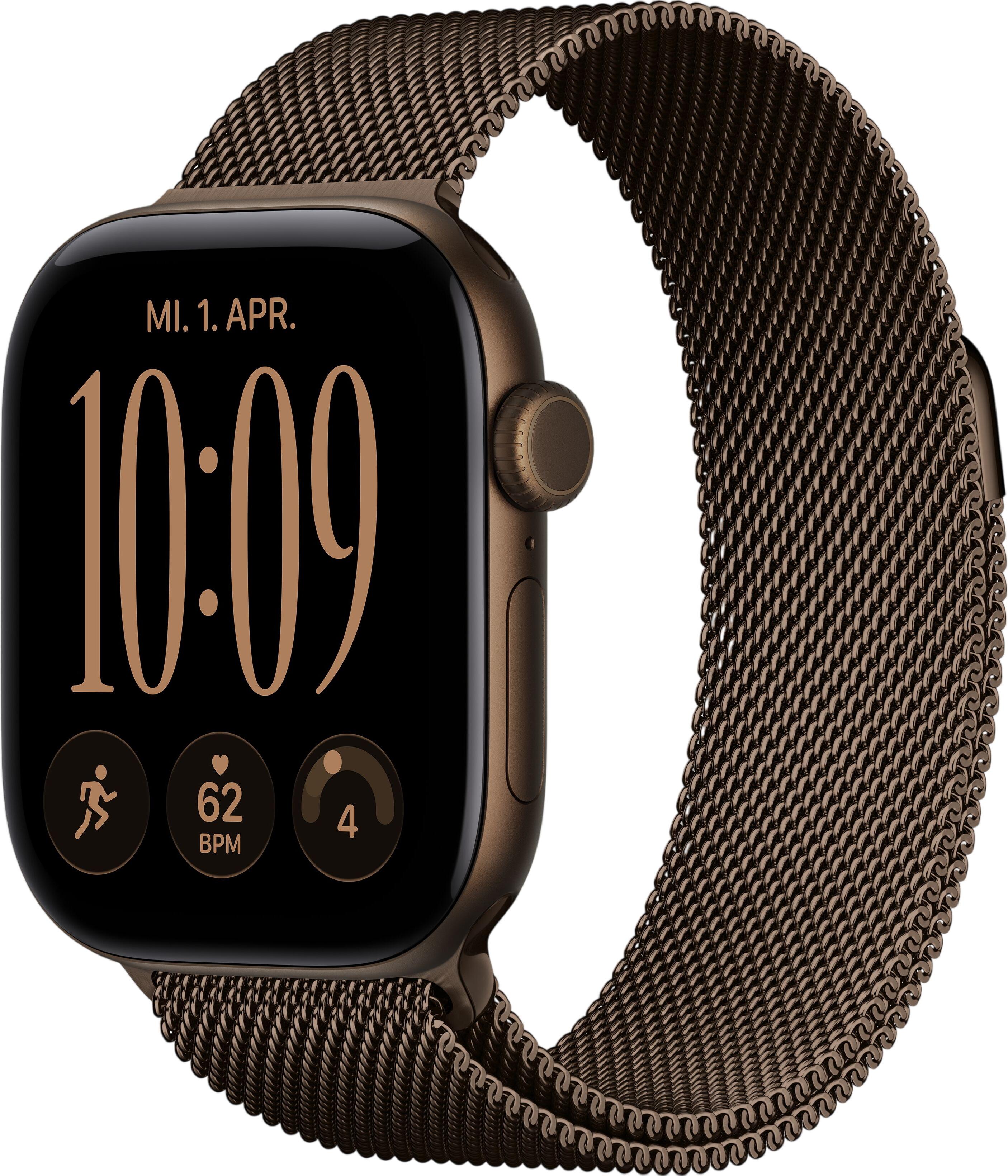 Apple Watch Series 12 GPS + Cellular 42 mm alumīnija ar Milānas siksniņu (MKDK4ZR/A) Apple Watch Series 12 GPS + Cellular 42 mm alumīnija ar Milānas siksniņu (MKDK4ZR/A)