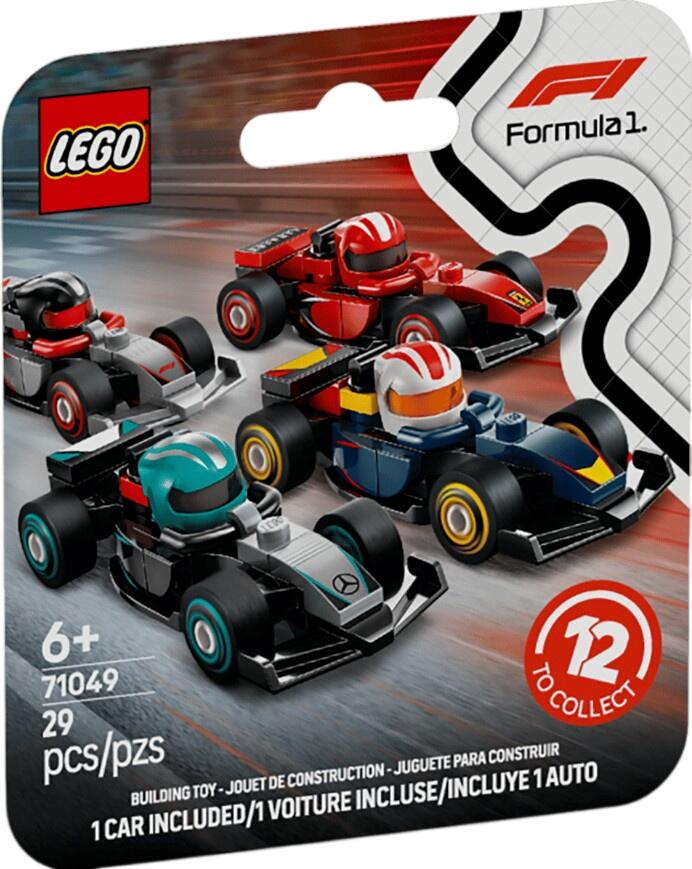LEGO F1 sacīkšu auto kolekcionēšanai (71049) LEGO F1 sacīkšu auto kolekcionēšanai (71049)