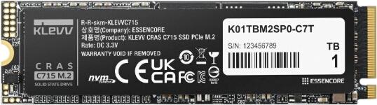 Klevv Cras C715 1TB (K01TBM2SP0-C7T) Klevv Cras C715 1TB (K01TBM2SP0-C7T)