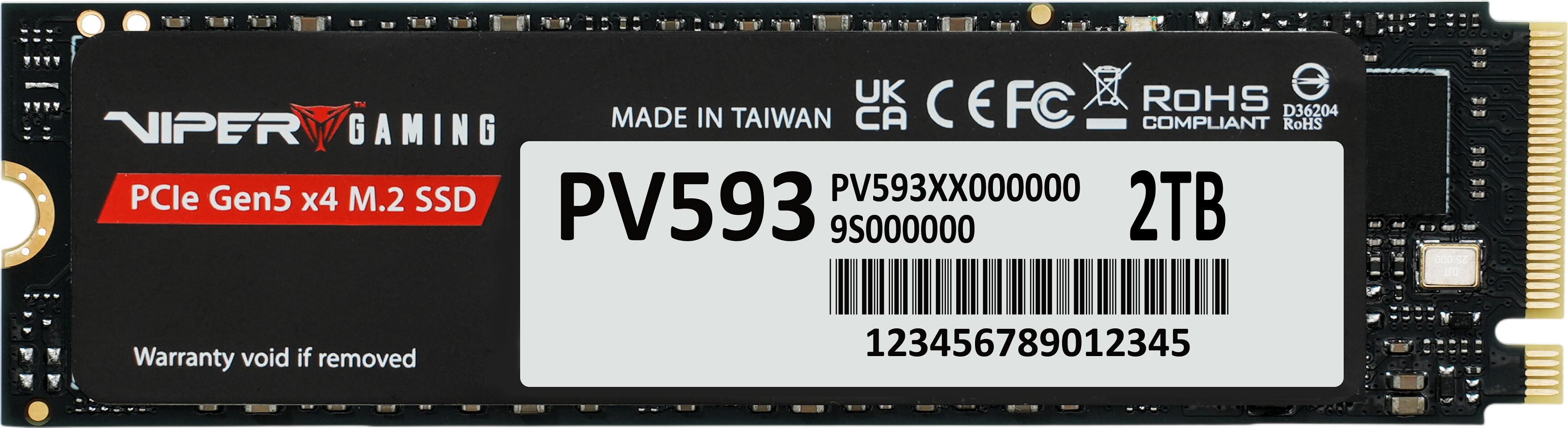 Patriot Memory Viper PV593 2TB (PV593P2TBM28H) Patriot Memory Viper PV593 2TB (PV593P2TBM28H)