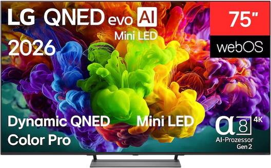LG 75\" QNED evo AI QNED93 Mini LED 4K Smart TV 2026 75QNED93B6A LG 75\" QNED evo AI QNED93 Mini LED 4K Smart TV 2026 75QNED93B6A