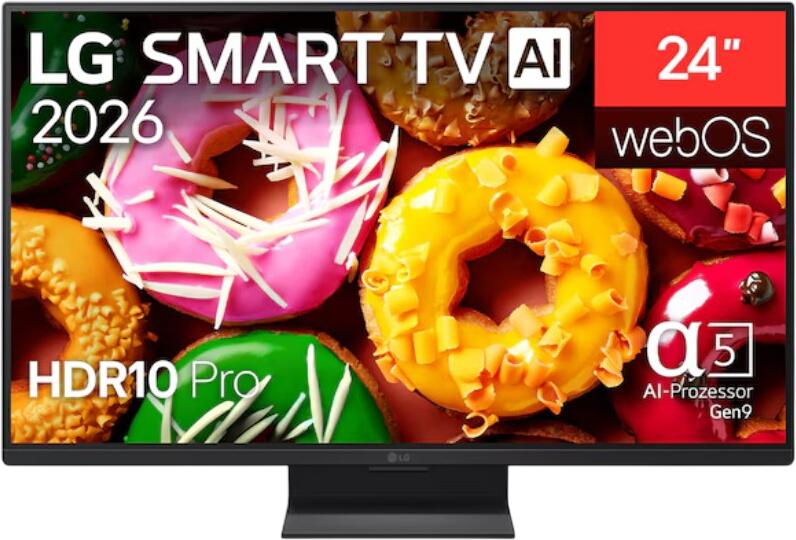 LG 24\" SMART TV AI LB70 FHD 2026 24LB70006LA