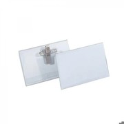Durable Namensschild mit Kombiklemme 54 x 90 mm (8101) Durable Namensschild mit Kombiklemme 54 x 90 mm (8101)