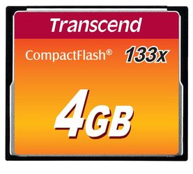 Transcend CompactFlash karte 133x 4GB Transcend CompactFlash karte 133x 4GB