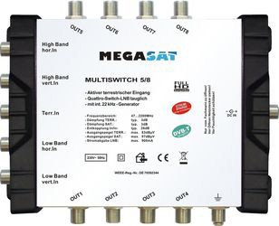 Megasat Multiswitch 5/8 Megasat Multiswitch 5/8