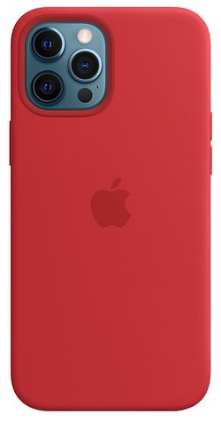 Apple iPhone 12 Pro Max silikona maciņš ar MagSafe (PRODUCT)RED Apple iPhone 12 Pro Max silikona maciņš ar MagSafe (PRODUCT)RED