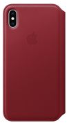 Apple iPhone Xs Max ādas folio (PRODUCT)RED