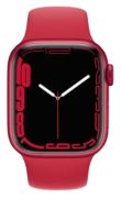 Apple Watch Series 7 GPS PRODUCT(RED) 41 mm Alumīnijs ar Sporta siksniņu (MKN23FD/A)