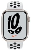 Apple Watch Series 7 Nike GPS + Cellular 45 mm alumīnija korpuss ar sporta siksniņu (MKL43FD/A) Apple Watch Series 7 Nike GPS + Cellular 45 mm alumīnija korpuss ar sporta siksniņu (MKL43FD/A)