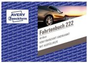 Avery Zweckform 222 Braucienu grāmata Avery Zweckform 222 Braucienu grāmata