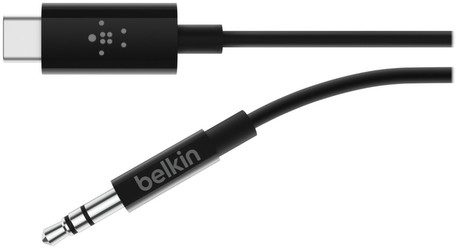 Belkin RockStar 3,5 mm ligzdas audio kabelis ar USB-C spraudni (F7U079bt03-BLK)