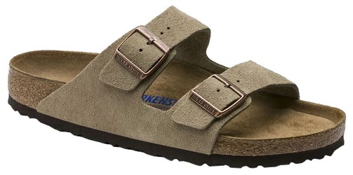 Birkenstock Arizona mīkstais velūra ādas apavi