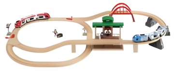 Brio Liels Bahn ceļojumu vilcienu komplekts (33512)
