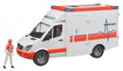 Bruder MB Sprinter ātrās palīdzības automašīna ar medicīnas darbinieku Bruder MB Sprinter ātrās palīdzības automašīna ar medicīnas darbinieku