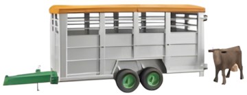 Bruder Lopkopības transporta piekabe ar 1 govi