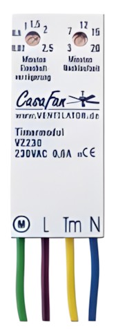 CasaFan Aizkaves/Atlikuma relejs VZ 230 VZ 230 (9800006) CasaFan Aizkaves/Atlikuma relejs VZ 230 VZ 230 (9800006)