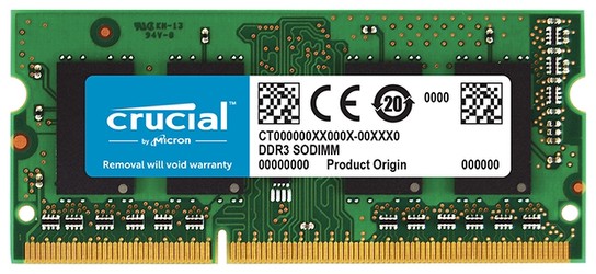 Crucial SO-DIMM DDR3-1600 8GB (CT102464BF160B) Crucial SO-DIMM DDR3-1600 8GB (CT102464BF160B)