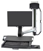 Ergotron StyleView stāvēšanas-sēdēšanas kombinētais šarnīra balsts (45-272-216)