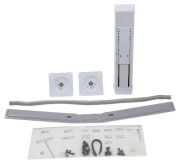 Ergotron WorkFit dubultā monitora komplekts Ergotron WorkFit dubultā monitora komplekts