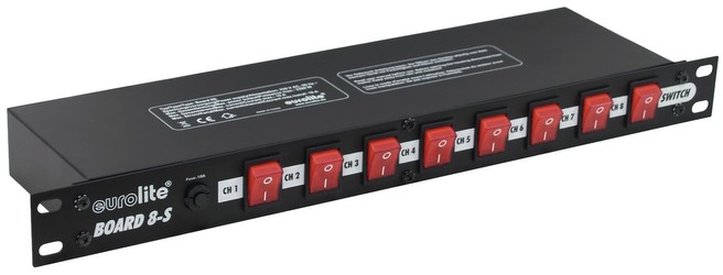 Eurolite Board 8-S 8x aukstuma ierīces ligzda (70008277) Eurolite Board 8-S 8x aukstuma ierīces ligzda (70008277)