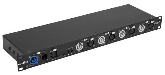 Eurolite DMX Power Splitter 4x4 3-pol XLR Eurolite DMX Power Splitter 4x4 3-pol XLR