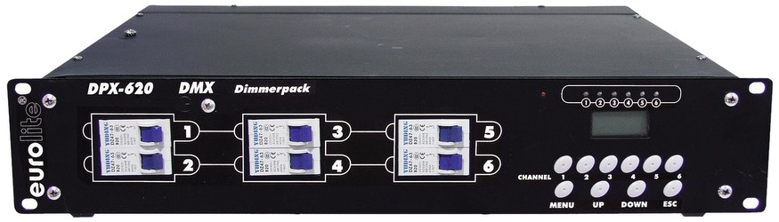 Eurolite DPX-620 DMX Dimmerpack Eurolite DPX-620 DMX Dimmerpack