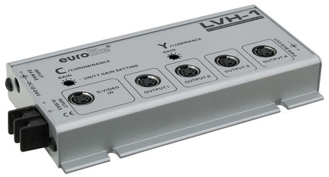 Eurolite LVH-1 S-Video sadales pastiprinātājs Eurolite LVH-1 S-Video sadales pastiprinātājs
