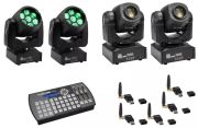 Eurolite Set 2x LED TMH-W63 + 2x LED TMH-S30 + USB QuickDMX + Easy Show Eurolite Set 2x LED TMH-W63 + 2x LED TMH-S30 + USB QuickDMX + Easy Show