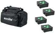 Eurolite Set 4x AKKU IP Flat Light 3 sw + Soft-Bag Eurolite Set 4x AKKU IP Flat Light 3 sw + Soft-Bag
