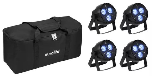 Eurolite Set 4x LED PARty Hybrid Spot + Soft-Bag Eurolite Set 4x LED PARty Hybrid Spot + Soft-Bag