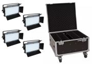 Eurolite Set 4x LED PLL-480 QCL Panel + Case Eurolite Set 4x LED PLL-480 QCL Panel + Case