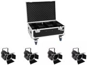 Eurolite Set 4x LED THA-40PC sw + Case Eurolite Set 4x LED THA-40PC sw + Case