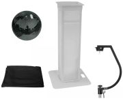 Eurolite komplekts spoguļbumba 30cm melna ar Stage Stand maināms + pārsegs melns Eurolite komplekts spoguļbumba 30cm melna ar Stage Stand maināms + pārsegs melns