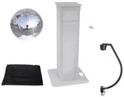 Eurolite komplekts spoguļbumba 50cm ar skatuves statīvu maināms + pārsegs melns Eurolite komplekts spoguļbumba 50cm ar skatuves statīvu maināms + pārsegs melns