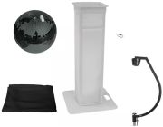 Eurolite Spoguļbumba 50 cm melna ar statīvu un pārsegu Eurolite Spoguļbumba 50 cm melna ar statīvu un pārsegu